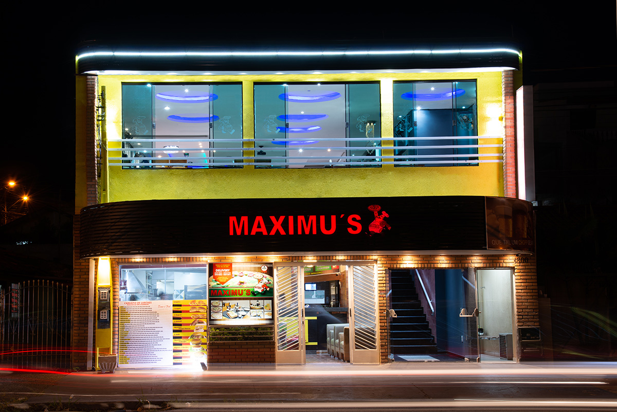 Fachada Pizzaria Maximus